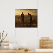 Poster L'Angelus de Jean-François Millet (Cuisine)