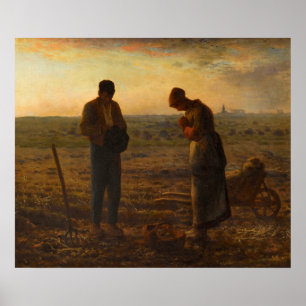 Poster L'Angelus de Jean-François Millet