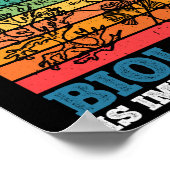 Poster L'Anglais Est Important, Mais La Biologie Est Impo (Coin)