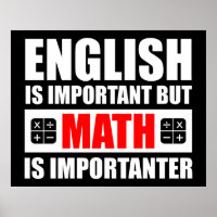 L'Anglais Est Important, Mais Les Maths Sont Impor