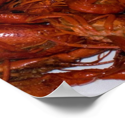 Poster langouste cuite (Coin)