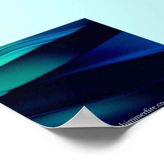 Poster Langrine bleue (Coin)