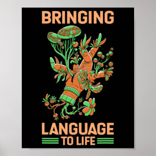 Poster Langue à vie Langue des signes américaine