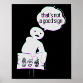 Poster Langue Asl American Hand Talking Awareness Trans (Devant)