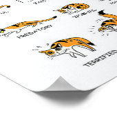 Poster Langue de chat, Drôle Chat Kitten, Aimer Idée cade (Coin)