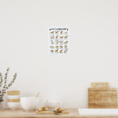 Poster Langue de chat, Drôle Chat Kitten, Aimer Idée cade (Cuisine)