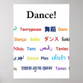 Poster Langue de danse ! (Devant)