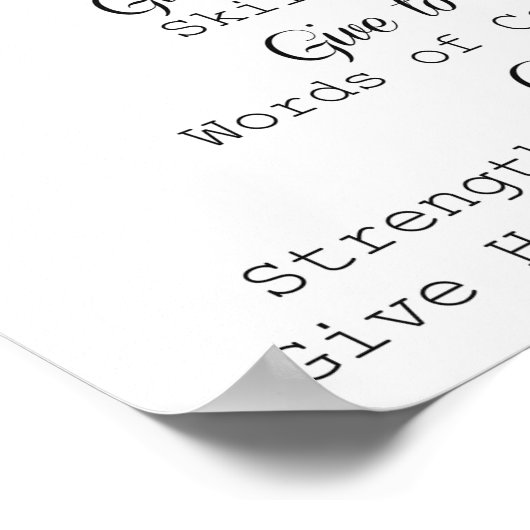 Poster Langue de la parole Pathologiste de prière Art (Coin)