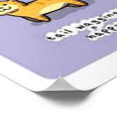 Poster langue des chats (Coin)