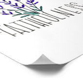 Poster Langue des fleurs illustrée (Coin)