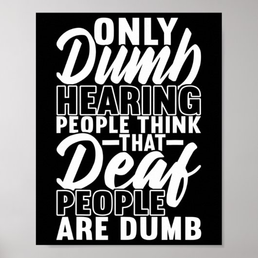 Poster Langue des signes américaine Sensibilisation des s (Devant)