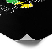 Poster Langue des signes ASL Vêtements Plage Sourds Signe (Coin)