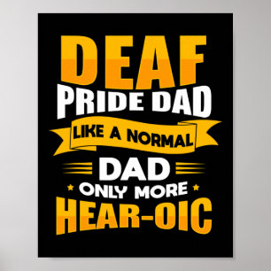 Poster Langue des signes pour les hommes Sensibilisation 