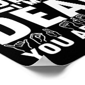 Poster Langue des signes Sensibilisation des sourds 8 (Coin)