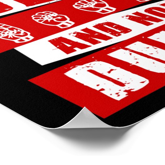 Poster Langue des signes Sensibilisation Sourde à la main (Coin)