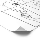Poster LANGUE DU SIGNE PARLONS DE L'affiche (Coin)