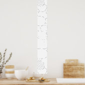 Poster Langue, Enseigne de socle Aqua Haze (Cuisine)