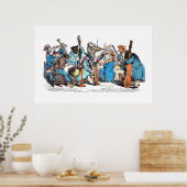 POSTER LANGUE MUSICALE ANIMAL FARM ORCHESTRA (Cuisine)