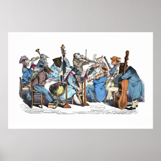 POSTER LANGUE MUSICALE ANIMAL FARM ORCHESTRA (Devant)