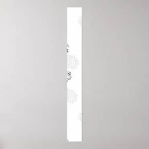 Poster Langue, Panneau de socle de congère