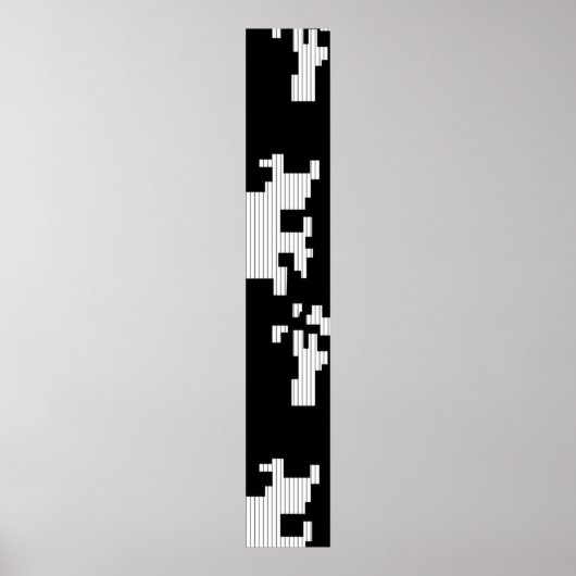 Poster Langue, Signe du piédestal de tempête du désert (Devant)