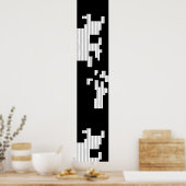 Poster Langue, Signe du piédestal de tempête du désert (Cuisine)