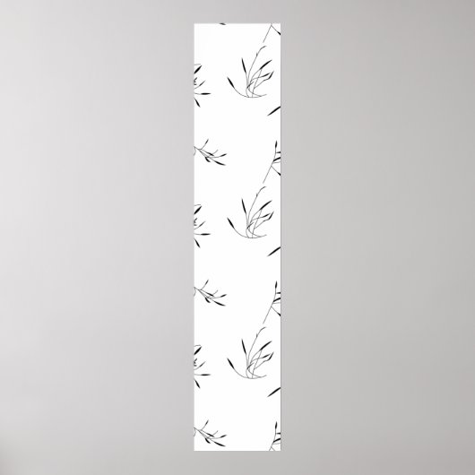 Poster Langue, signe Pedestal Gris Dove (Devant)