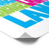 Poster Langues colorées (Coin)