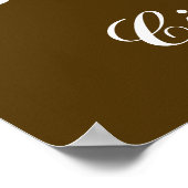 Poster Langues de l'affiche de chocolat 28" x 20", (Matte (Coin)