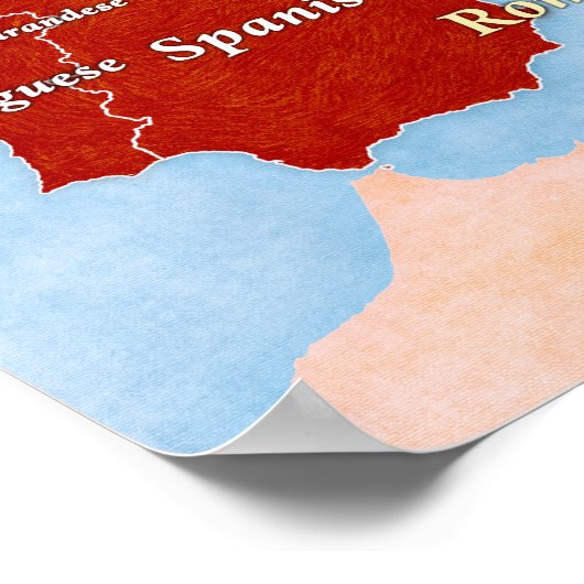 Poster Langues de l'Europe (Coin)