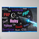 Poster Langues de programmation (Devant)