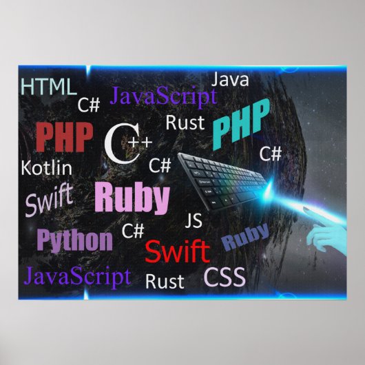 Poster Langues de programmation (Devant)