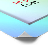 Poster Langues modernes, Français, Parties du corps (Coin)