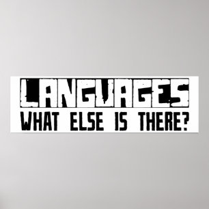 Poster Langues quoi encore est là ?