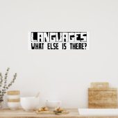 Poster Langues Qu'Y A-T-Il D'Autre ? (Cuisine)
