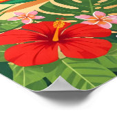 Poster Lanikai Beach, Hawaii - Canoë Tropical (Coin)