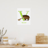 Poster L'animal ABC V est destiné à Visayan warty pig pri (Cuisine)
