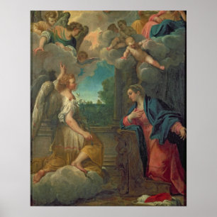 Poster L'annonce (huile sur la toile) 2