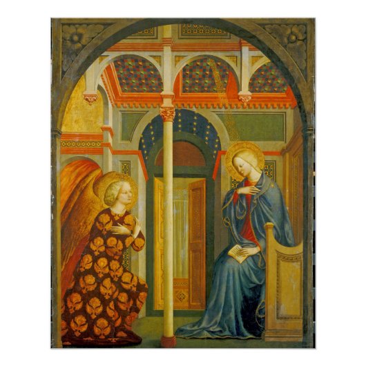 Poster L'Annonciation, ch. 1423-24 (Devant)