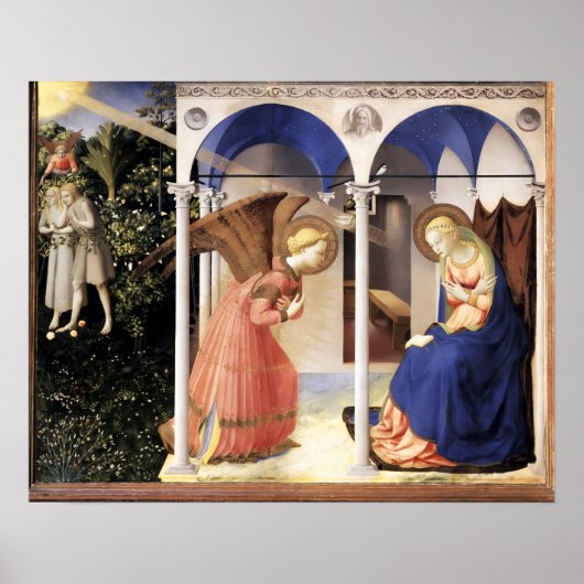 Poster L'ANNONCIATION de Fra Beato Angelico (Devant)