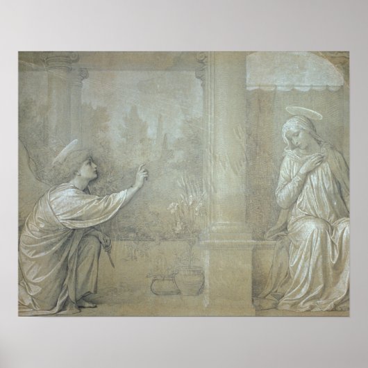 Poster L'Annonciation, dessin préparatoire pour le Capp (Devant)