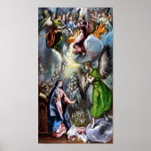 Poster L'Annonciation, El Greco (Devant)