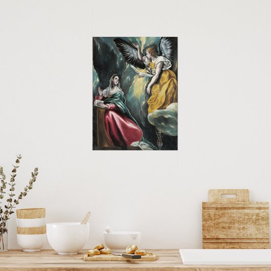 Poster L'Annonciation par El Greco (Cuisine)