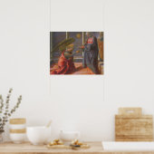 Poster L'Annonciation (prédella de l'Altarp Barbadori (Cuisine)