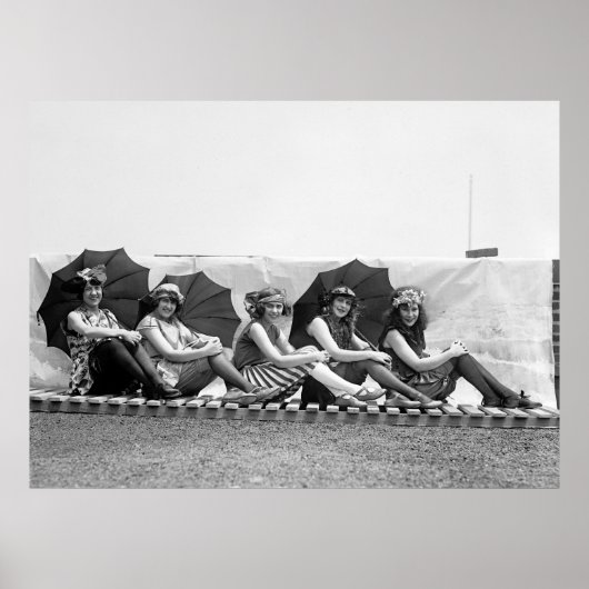 Poster Lansburg Bathing Girls: 1922 (Devant)