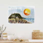 Poster L'anse de surfer (Cuisine)