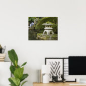 Poster Lantern en pierre et Heavenly Falls (Bureau à domicile)