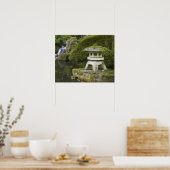 Poster Lantern en pierre et Heavenly Falls (Cuisine)
