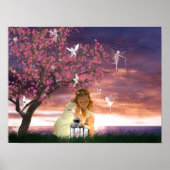 Poster Lantern Fairies Print (Voorkant)