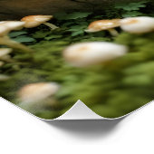 Poster Lanterne de champignons de fille mignonne Imaginai (Coin)